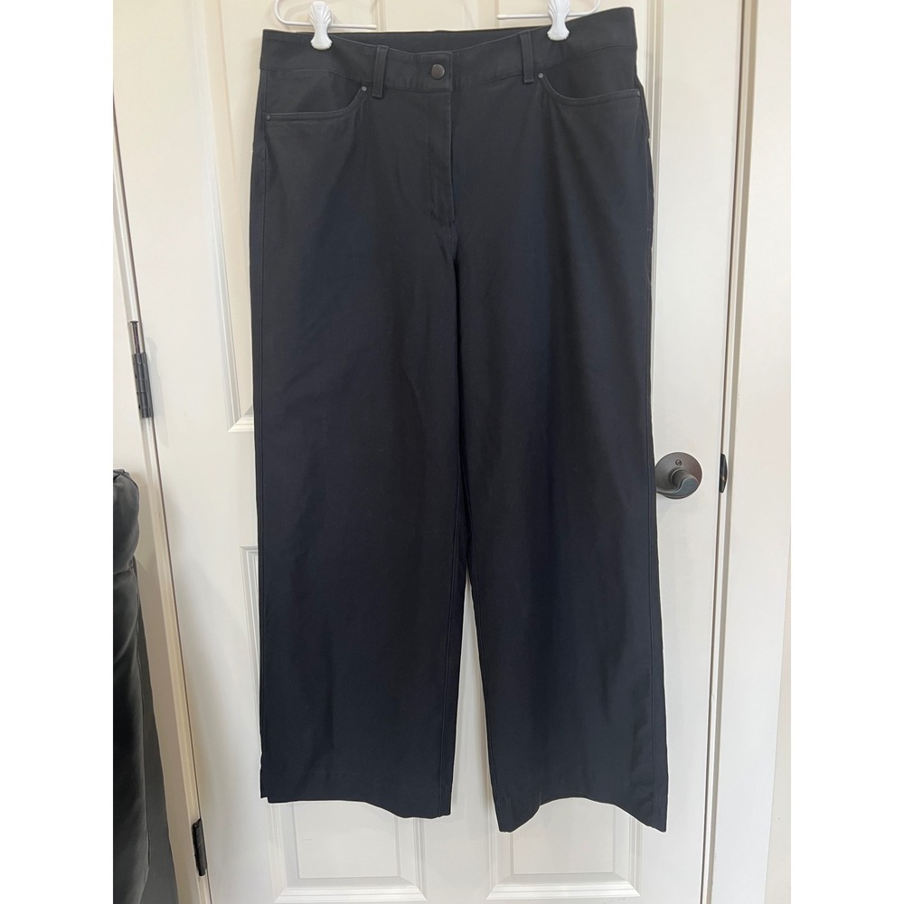 Lululemon City Sleek 5 Pocket Wide Leg Pant Black Size 33